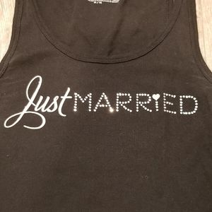 Victoria's Secret just married bridal tank